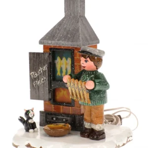 Hubrig, figurines pour enfant Fumoir A Poisson - Electrique - Village De Noël Miniature