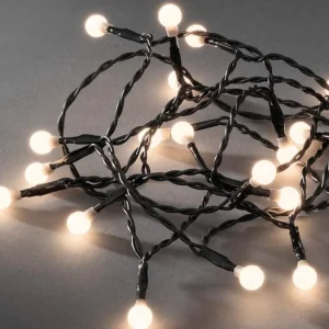 Konstsmide, guirlandes lumineuses de Noël Guirlande Led A Pile ,20 Diodes Rondes