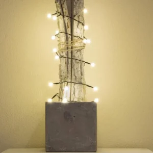 Konstsmide, guirlandes lumineuses de Noël Guirlande Led A Pile ,20 Diodes Rondes