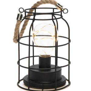 Konstsmide, guirlandes lumineuses de Noël Lanterne Lumineuse A Led En Metal, Ronde, 18 Cm