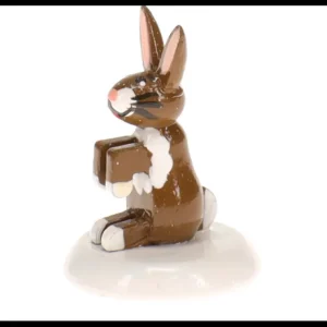 Hubrig, figurines pour enfant Lapin , Village De Noël Miniature