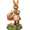 Hubrig, figurines pour enfant Lapin De Paques En Bois Avec Crocus
