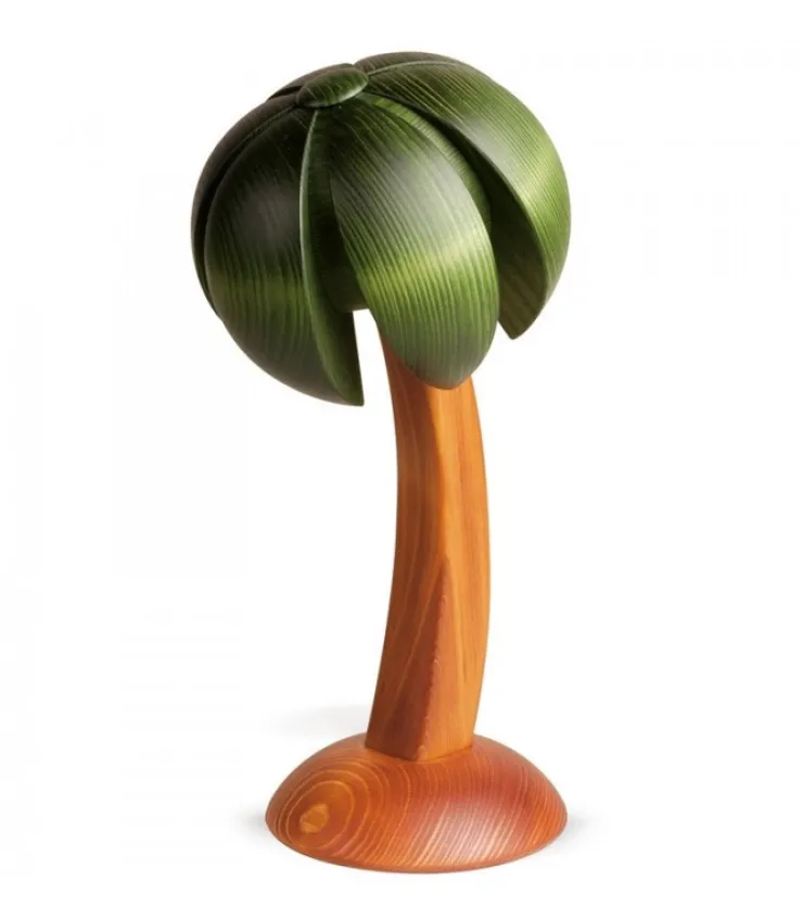 Köhler, Père Noël en bois Palmier En Bois Décoratif Pour Grande Crèche De Noël, 30 Cm