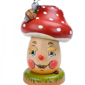 Hubrig, figurines pour enfant Personnage Brule-Encens Champignon Joyeux