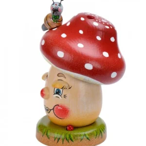 Hubrig, figurines pour enfant Personnage Brule-Encens Champignon Joyeux