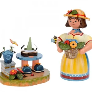 Hubrig, figurines pour enfant Personnage Brule-Encens Jardiniere