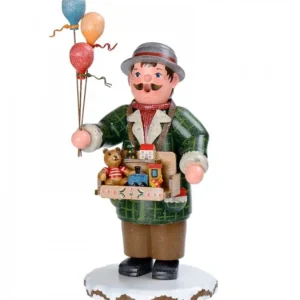 Hubrig, figurines pour enfant Personnage Porte Encens Vendeur De Ballons