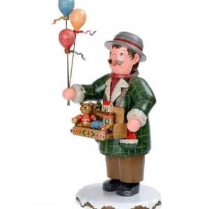 Hubrig, figurines pour enfant Personnage Porte Encens Vendeur De Ballons