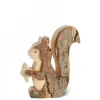 Waldfabrik, photophore en bois et étoile sapin de Noël Petit Ecureuil En Bois 7,5 Cm