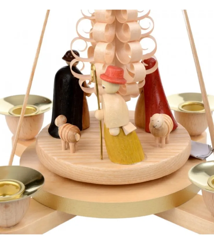 petite_pyramide_de_nol_nativite_5.webp Richard Glasser, Pyramides de Noël allemandes Petite Pyramide De Noël Nativite