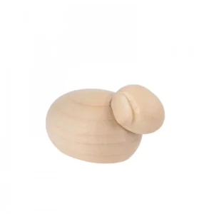 Köhler, Père Noël en bois Petits Animaux Pour Crèche De Noël, Agneau Blanc