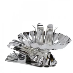 Riffelmacher et Weinberger Pince A Bougie Pour Sapin En Metal Argente