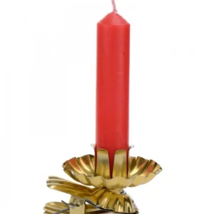 Riffelmacher et Weinberger Pince A Bougie Pour Sapin Metal Dore