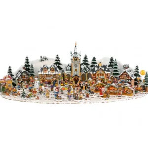 Hubrig, figurines pour enfant Plateau Décor Winterkinder 39 X 23 Cm