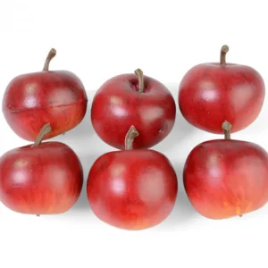 Riffelmacher et Weinberger Pommes Décoratives Rouges Fonce, 4 Cm