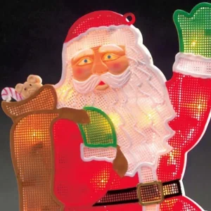 Konstsmide, guirlandes lumineuses de Noël Père Noël Lumineux Qui Salue