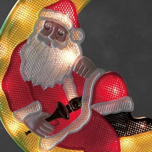 Konstsmide, guirlandes lumineuses de Noël Père Noël Lumineux Sur La Lune