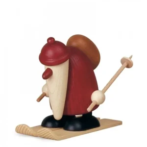 Köhler, Père Noël en bois Père Noël Rouge A Ski