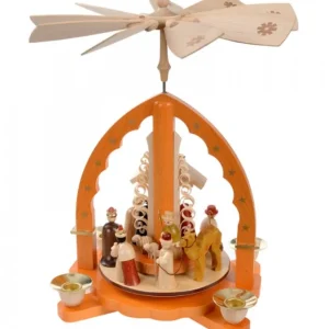 Richard Glasser, Pyramides de Noël allemandes Pyramide De Noël Allemande Avec Une Arche Couleur Ocre