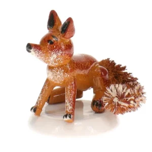 Hubrig, figurines pour enfant Renard, Village De Noël Miniature