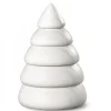 Köhler, Père Noël en bois Sapin Design Blanc, 11,5 Cm