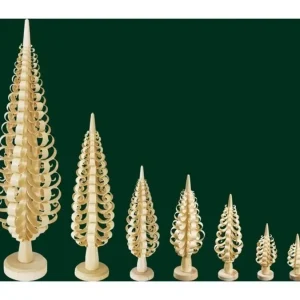 Richard Glasser, Pyramides de Noël allemandes Sapin Noël Bois Sculpte, 12 Cm