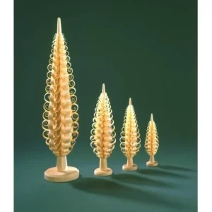 Richard Glasser, Pyramides de Noël allemandes Sapin Noël Bois Sculpte, 16 Cm