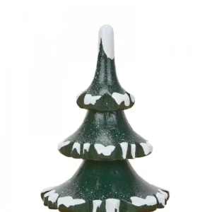 Hubrig, figurines pour enfant Village De Noël Miniature, 2 Sapins 6 Cm