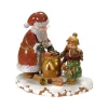 Hubrig, figurines pour enfant Village De Noël Miniature, Enfants Et Père Noël