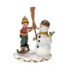 Hubrig, figurines pour enfant Village De Noël Miniature, Et Bonhomme De Neige