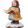 Hubrig, figurines pour enfant Village De Noël Miniature, Fillette Chantant Noël