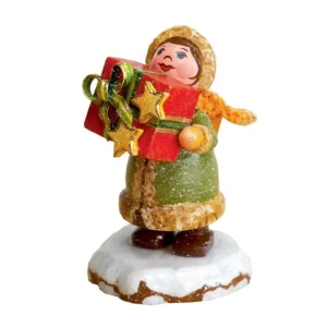 Hubrig, figurines pour enfant Village De Noël Miniature, Fillette Et Cadeaux