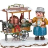 Hubrig, figurines pour enfant Village De Noël Miniature, Vendeuse De Vin Chaud