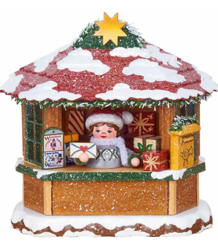 village_nol_miniature_chalet_marche_de_nol_la_poste_0.webp Hubrig, figurines pour enfant Village Noël Miniature, Chalet Marche De Noël La Poste