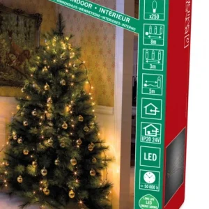 Konstsmide, guirlandes lumineuses de Noël Voile Guirlande Pour Sapin De Noël, 250 Diodes Led